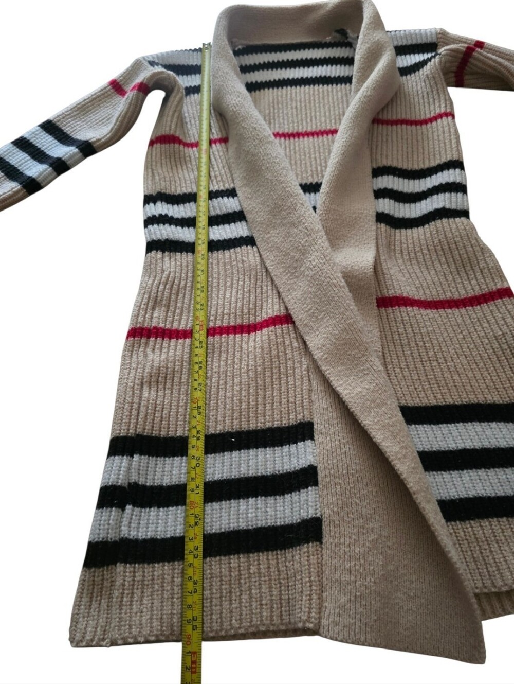 Open Front Long Knit Cardigan - Picture 7 of 10